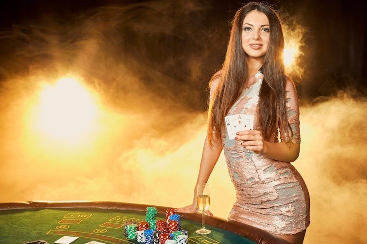 Three Card Poker payout table and betting layout on dangdut slot